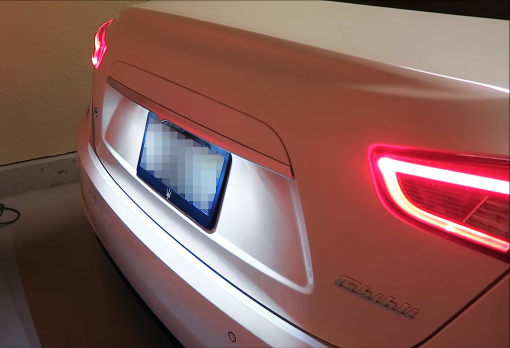 OE-Fit 18-SMD White Full LED License Plate Lighs For 2014-2020 Maserati Ghibli