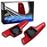 Gloss Red Real Carbon Fiber Paddle Shifter Replacements For Chevy Corvette C8