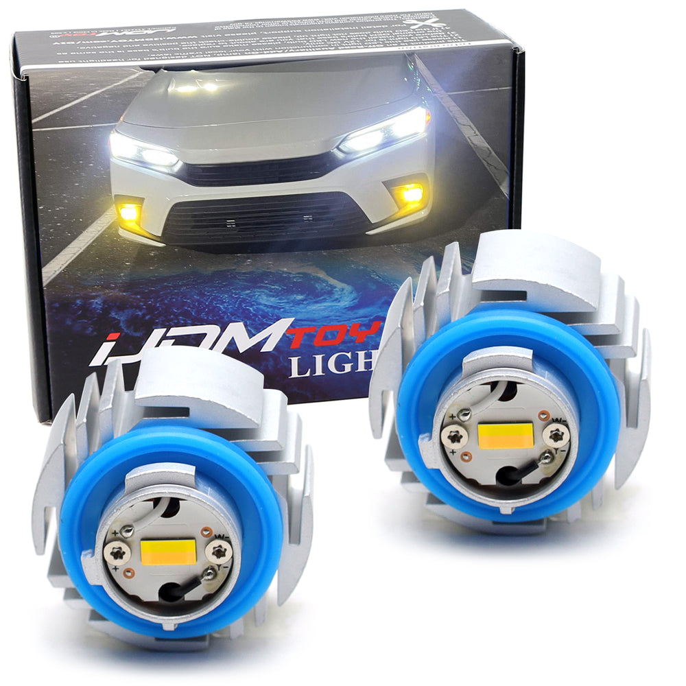 30W White/Yellow Dual-Color L1B LED Replacement Module Bulb For 22+ Acura/Honda