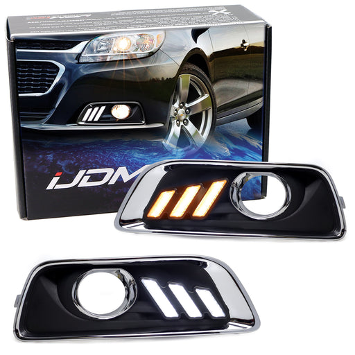 Direct Fit Switchback LED Daytime Running Light/Turn Signal For Chevy Malibu