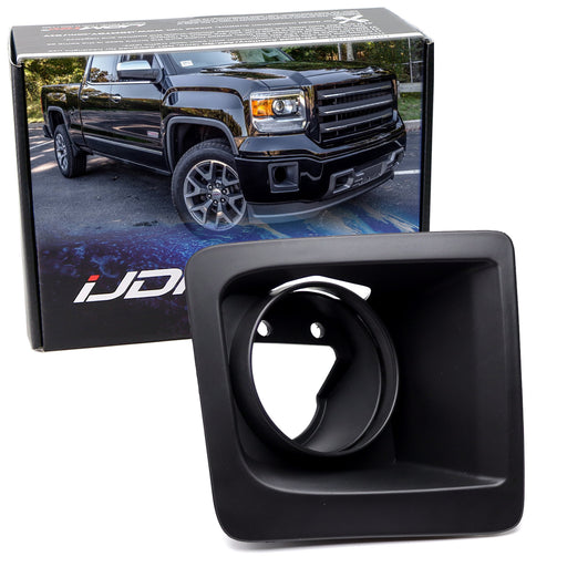 1 Piece RH Passenger Side OE-Spec Fog Lamp Bezel Cover For 14-16 GMC Sierra 1500