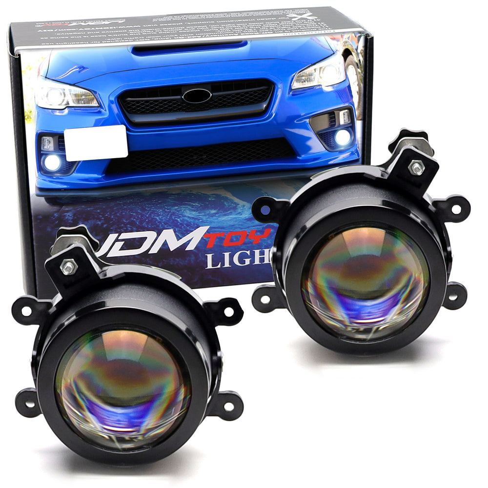 OE-Fit 24W LED Projector Fog Lamps For Acura Honda Ford Subaru Jeep Porsche, etc