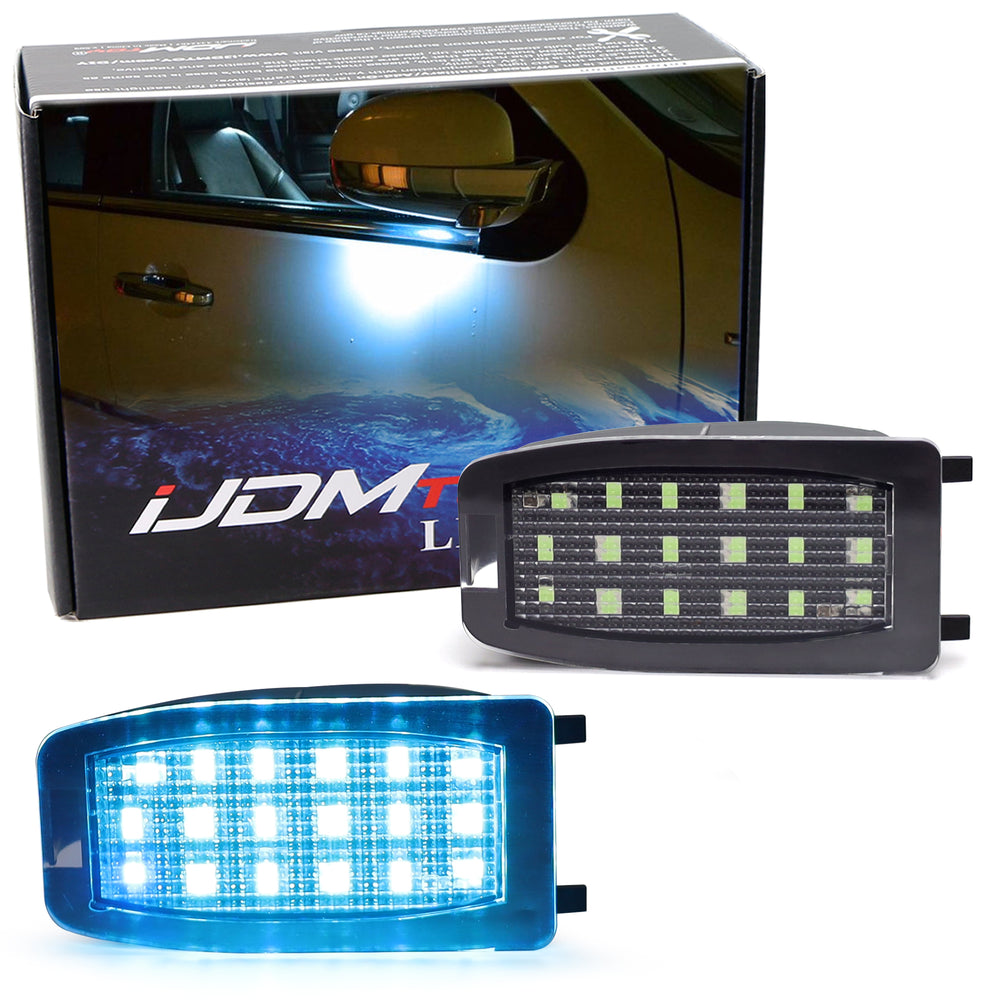 Ice Blue LED Under Side Mirror Puddle Lights For Land Rover Range Rover LR2 LR3