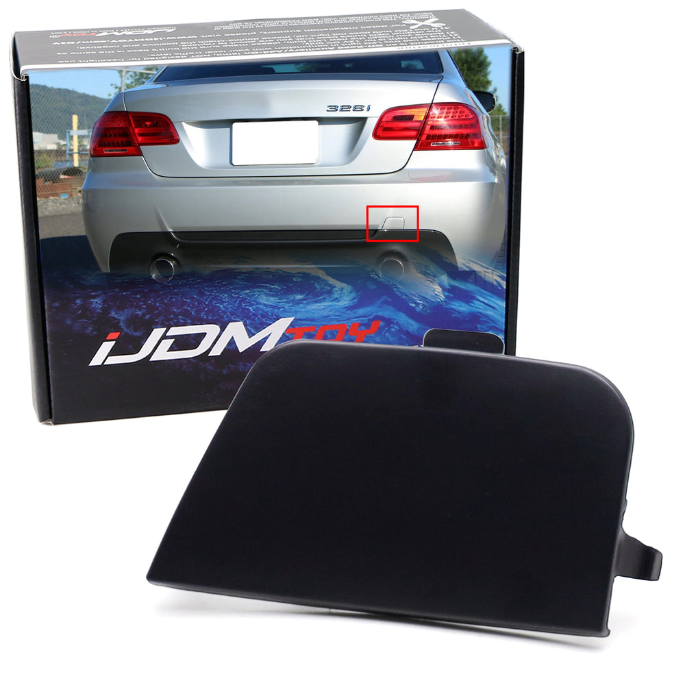 Unpainted Rear Bumper Tow Hook Cap Cover For BMW 07-13 3 Series 2-Door M-Sport