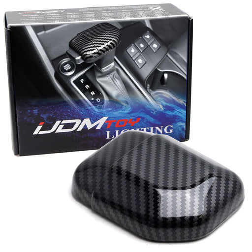 Gloss Black Carbon Fiber Pattern Shift Knob Cover For Kia K5 Sportage Sorento et