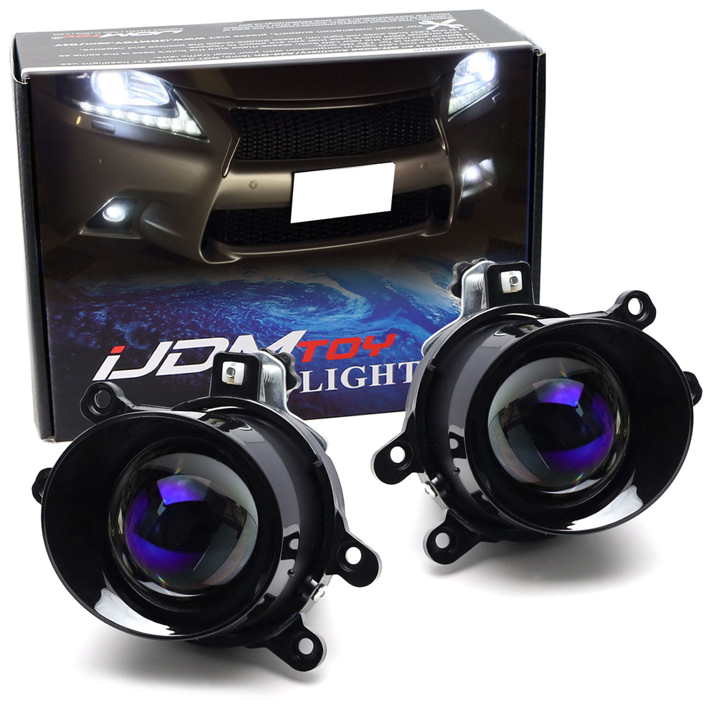 OE-Fit 24W LED Projector Fog Lamps For Lexus IS GS ES Toyota Camry Tacoma Tundra