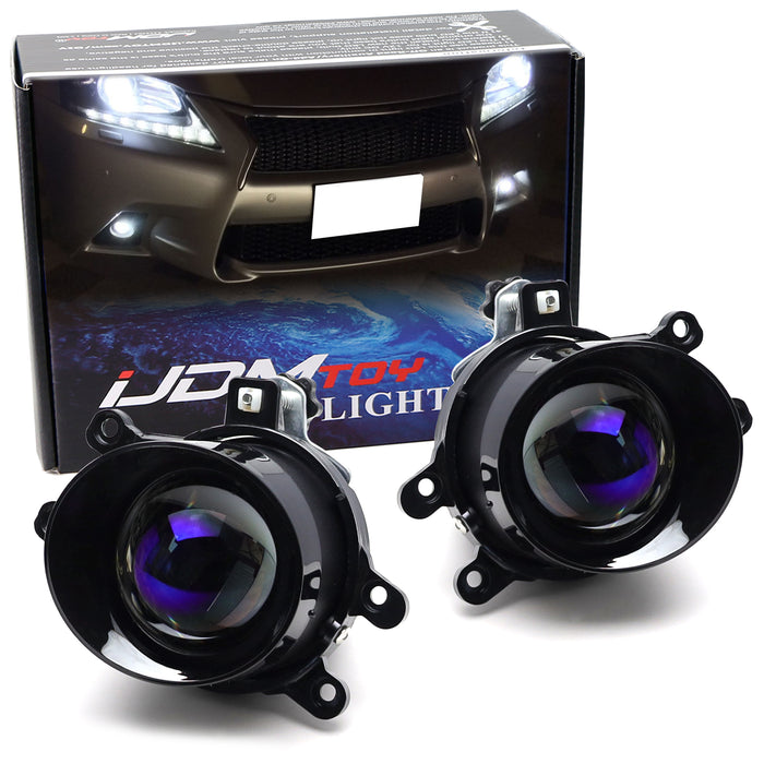 OE-Fit 24W LED Projector Fog Lamps For Lexus IS GS ES Toyota Camry Tacoma Tundra