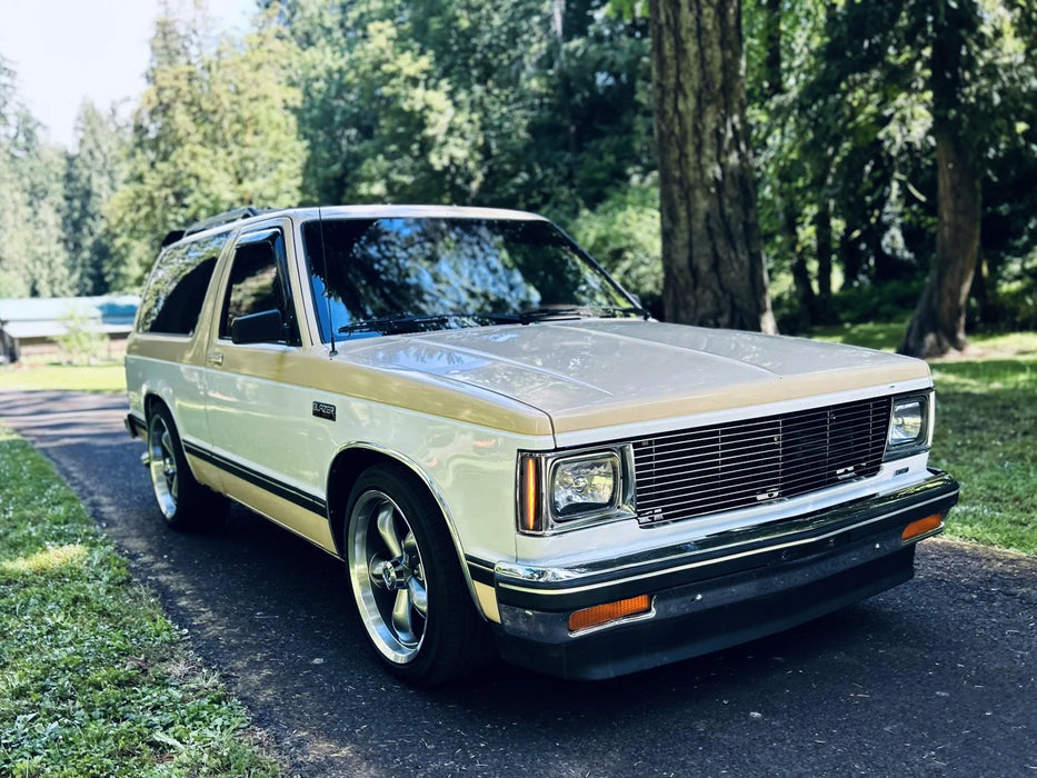 Smoke Lens Amber Full LED Side Markers For 83-94 Chevy S10 Blazer GMC S15 Jimmy