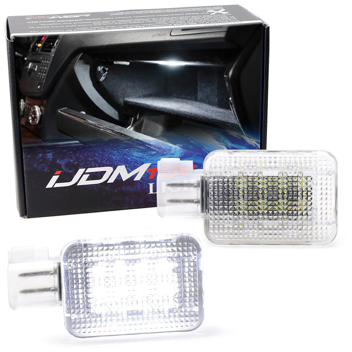 White 18-SMD Full LED Glove Box Compartment Cargo Lights For Volvo S60 XC60 S40