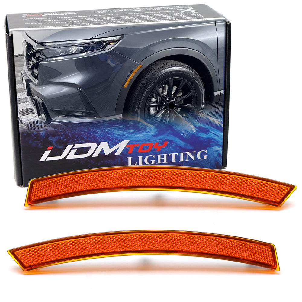 OE-Spec LH RH Amber Lens Front Side Marker Reflectors For Honda 2023-up CR-V CRV