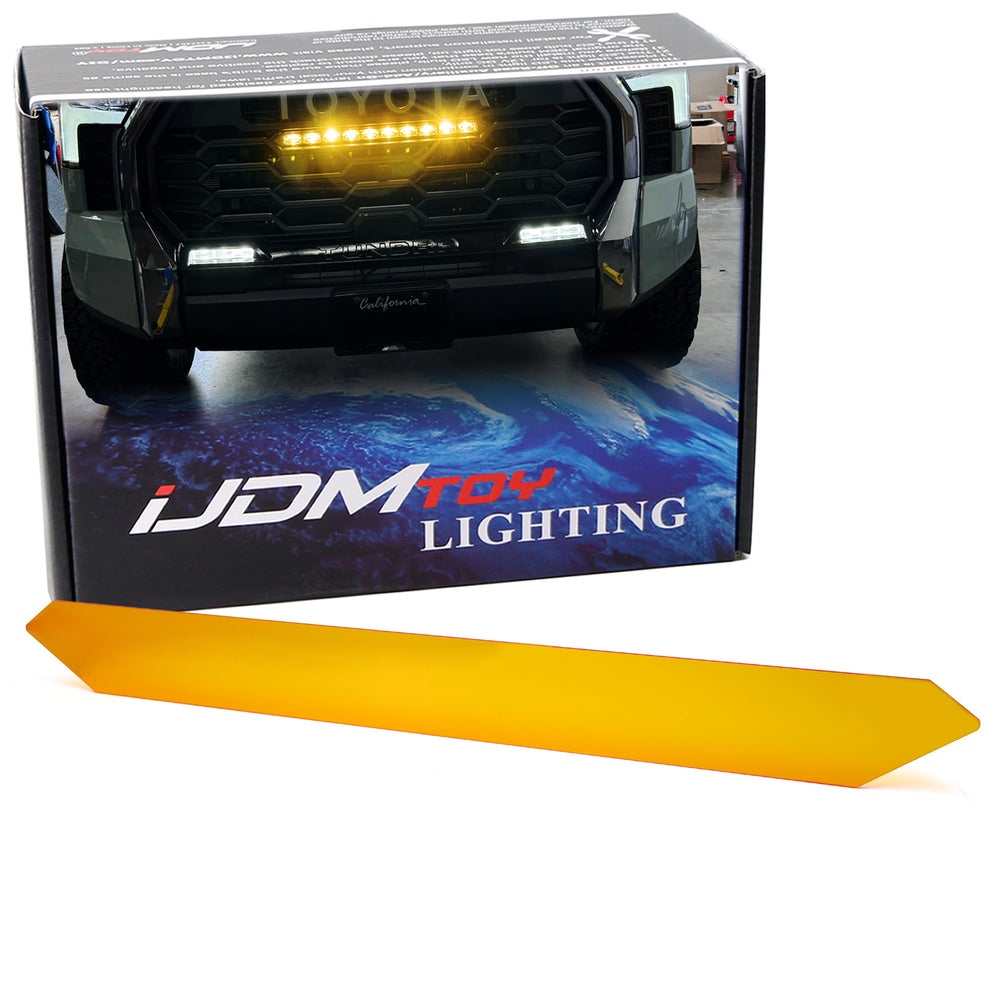 Non-Permanent 3000K Yellow Lens For Toyota 22+ Tundra, Sequoia TRD Pro Light Bar