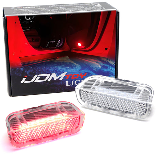 Red Error Free 18-LED Side Door Lights For VW Golf GTi EOS Jetta Passat Tiguan