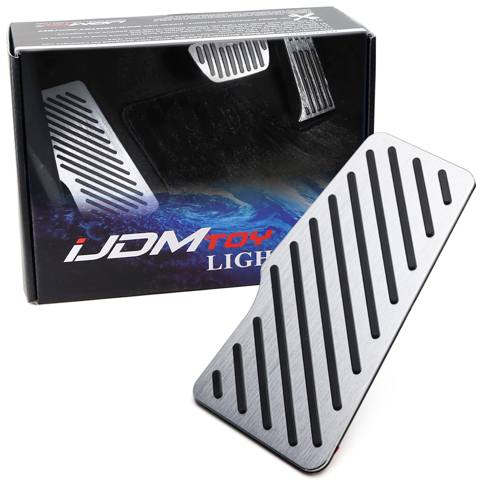 Racing Design Silver Rest Dead Pedal Cover For Toyota 18-up Camry, 19-22 Avalon