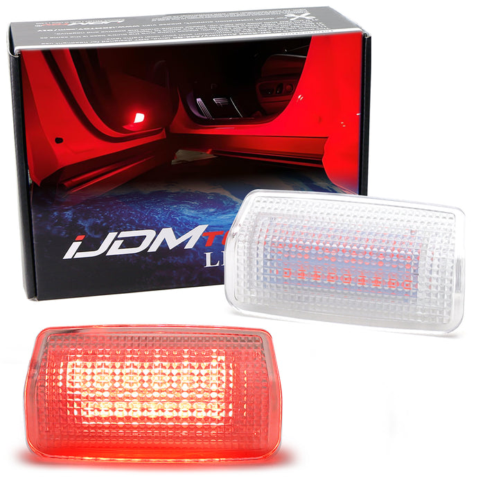 Red 18-SMD Full LED Side Door Lights For Toyota 22+ Tundra/Sequoia Lexus GX550