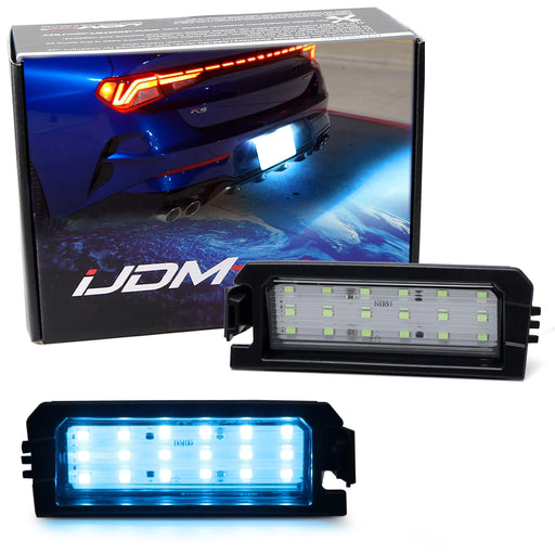 Aqua Ice Blue LED License Plate Light For Hyundai Sonata Elantra Veloster Kia K5