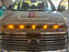 5-Section Amber Full LED Hood Bulge Grille Lighting Kit For 14-21 Toyota Tundra