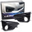 Driver/Passenger Side OE-Spec Fog Lamp Bezel Covers For Subaru 2017-2019 Impreza