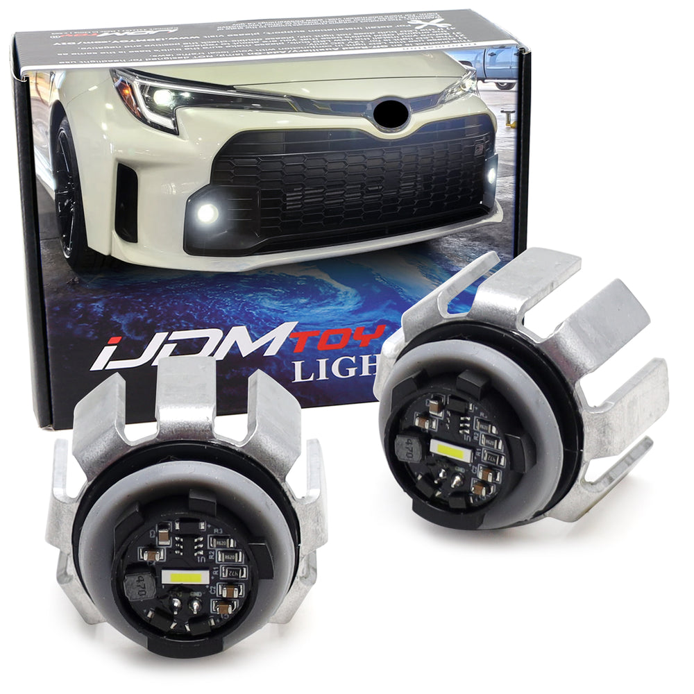 10W Xenon White High Power LED L1B Fog Light Bulbs For Honda/Acura/Toyota/Lexus