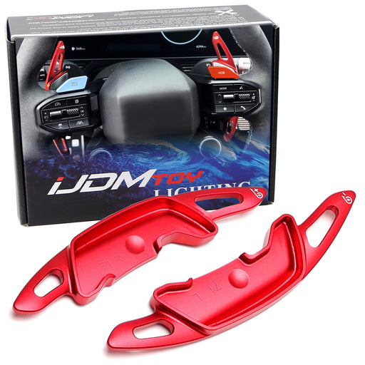 Red Aluminum Larger Paddle Shifter Extensions For Hyundai 2024-up Ioniq 5 N 6 N