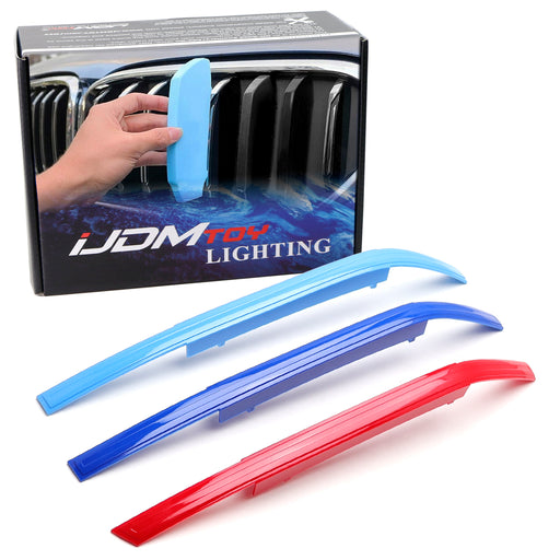 ///M-Color Grille Insert Trims For 2023-25 BMW G70 7 Series w/ 7 Grille Beams