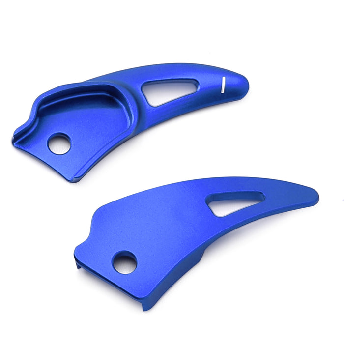 Blue Larger Aluminum Paddle Shifters For Challenger Charger Durango SRT/Hellcat