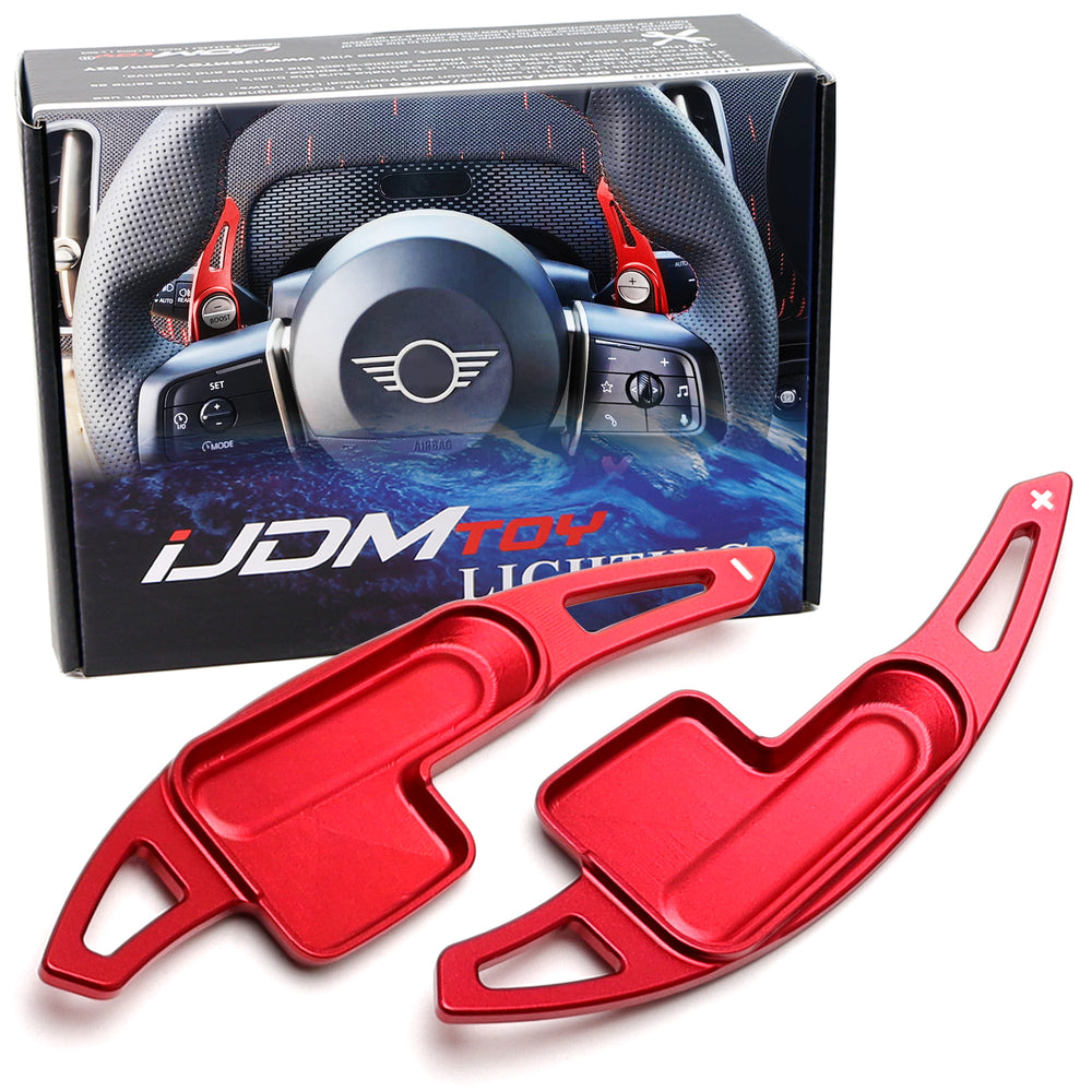 Euro Sports Red Larger Paddle Shifter Extensions For 2024-up U25 Mini Cooper