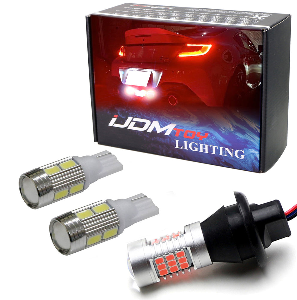 JDM Style Full LED Rear Fog, Backup Light Conversion For Subaru BRZ Toyota GR 86