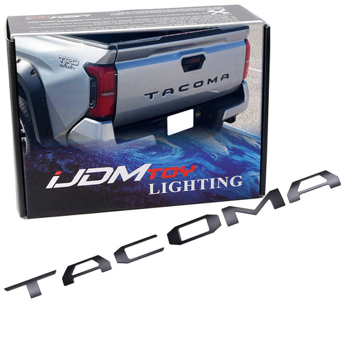 Matte Black Finish 3D Raised Tailgate Letter Pieces For 2024-up Toyota Tacoma