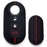 Black Honeycomb Pattern Silicone Key Fob Cover For Fiat 500 Abarth Folding Key