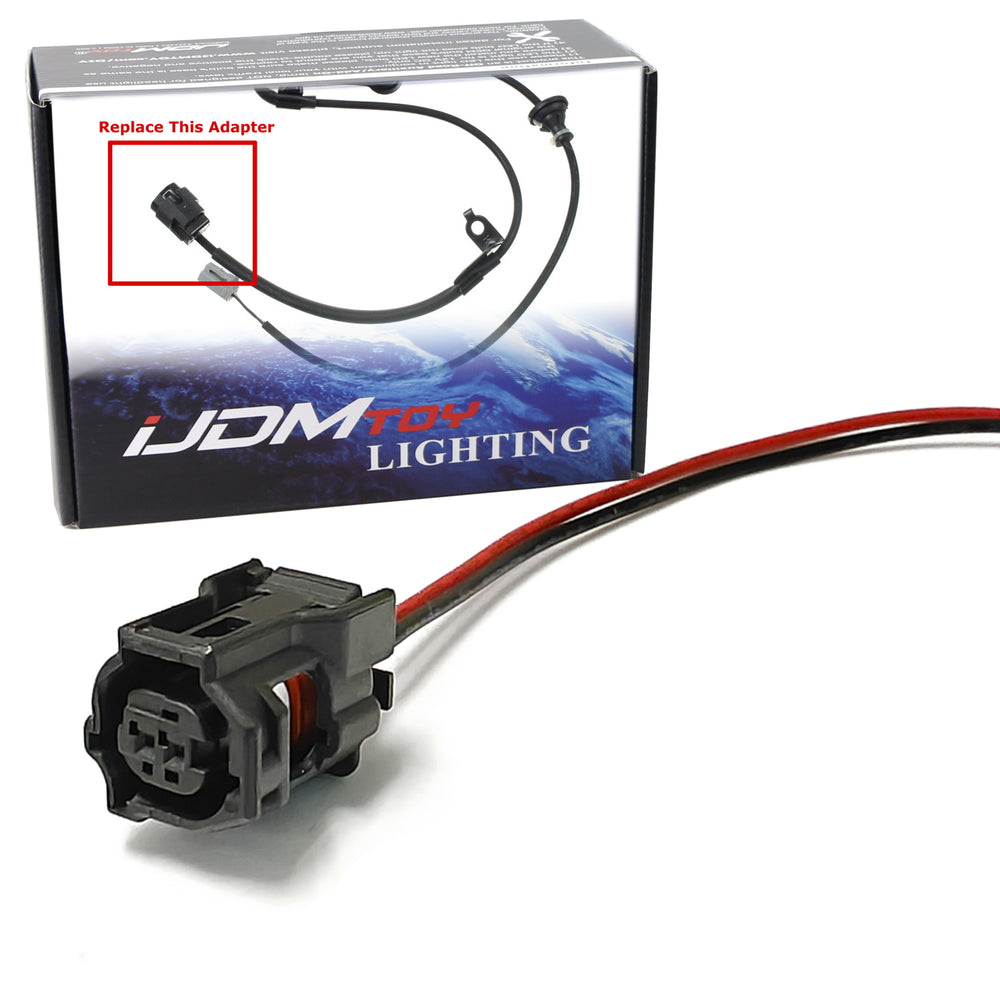 2-Pin Female ABS Wheel Speed Sensor Connector Wiring For Toyota Lexus Scion