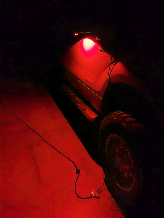 Super Red 18-SMD LED Under Side Mirror Puddle Lights For Ford Focus C-Max Escape
