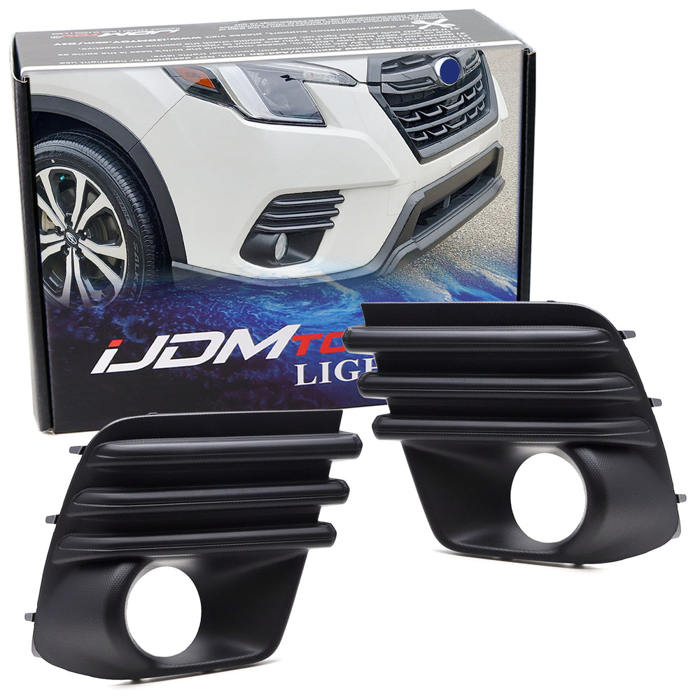 Driver & Passenger Side OE-Spec Fog Lamp Bezel Covers For Subaru 22-24 Forester