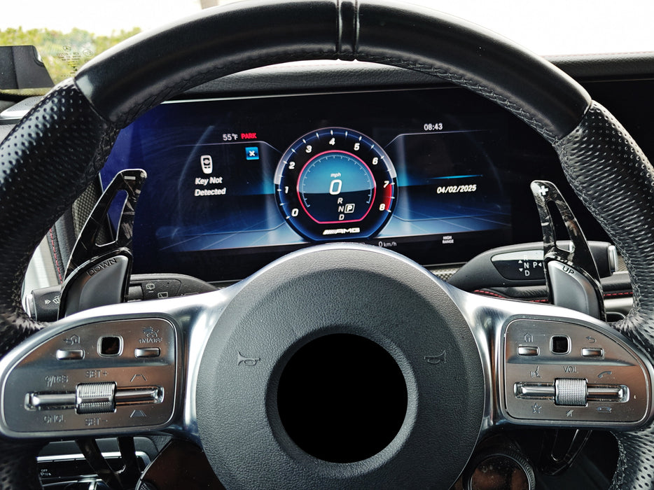 Forged "Carbon" Style Paddle Shifters For Mercedes AMG ONLY C E S G CLS 43 53 63