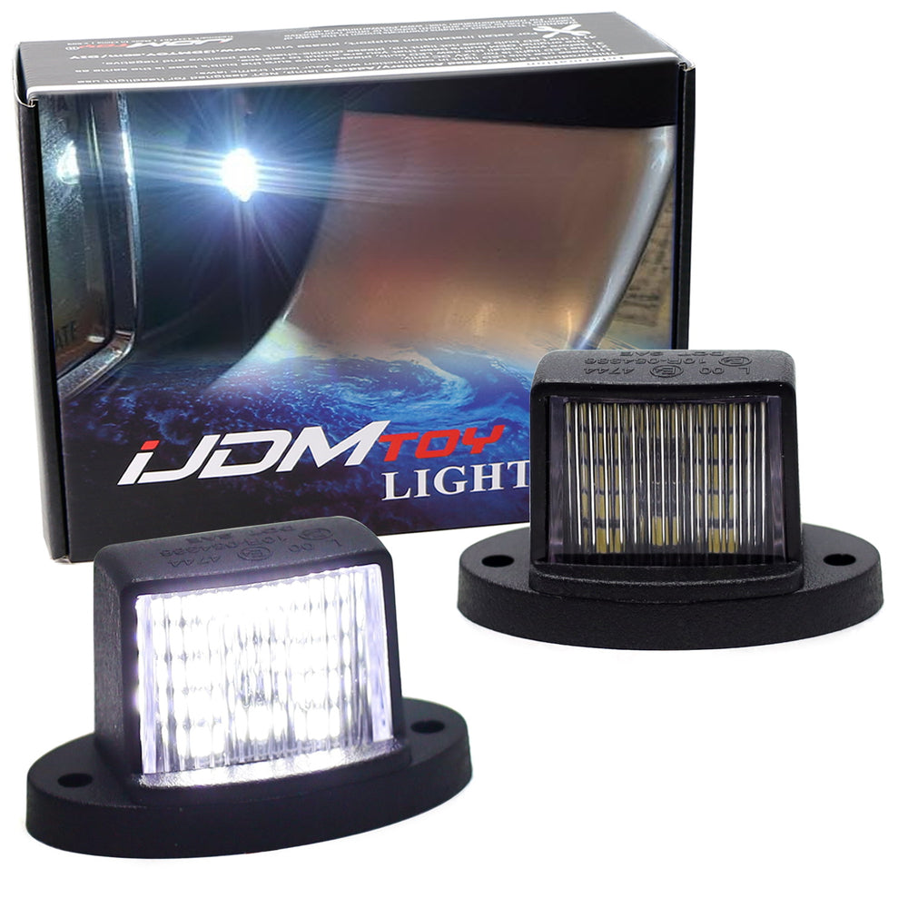 White 18-SMD LED License Plate Light Kit For Dodge 1994-02 RAM 1500 2500 Trucks