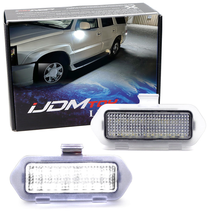 White Full LED Under Mirror Lights For 03-06 Chevy Silverado Suburban GMC Sierra