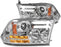 Chrome DRL Light Bar Projector Headlight For Dodge 2013-18 RAM 1500 2500 3500