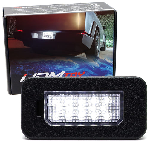 18-SMD 3x Brighter Xenon White Full LED License Plate Light For Tesla CyberTruck