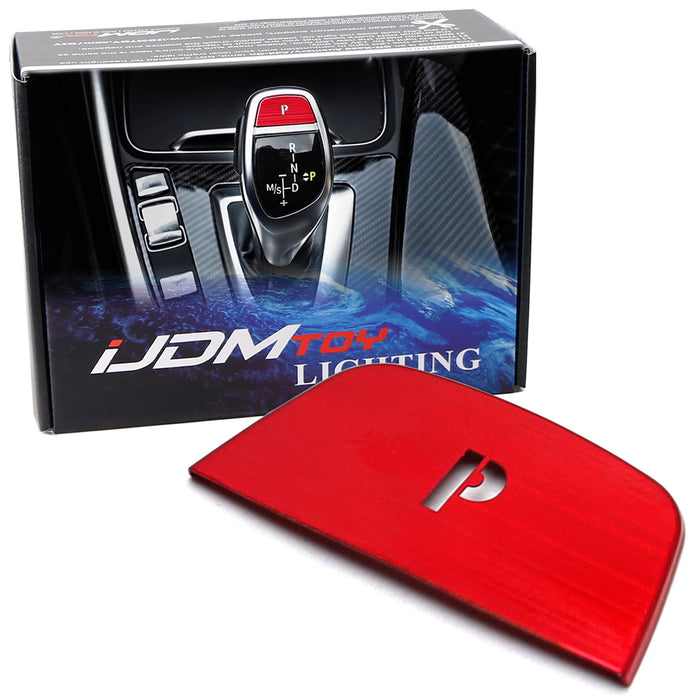 Red Shift Knob P Button Cover Trim For BMW Fxx 2 3 4 5 6 X3 X5 X6 Performance