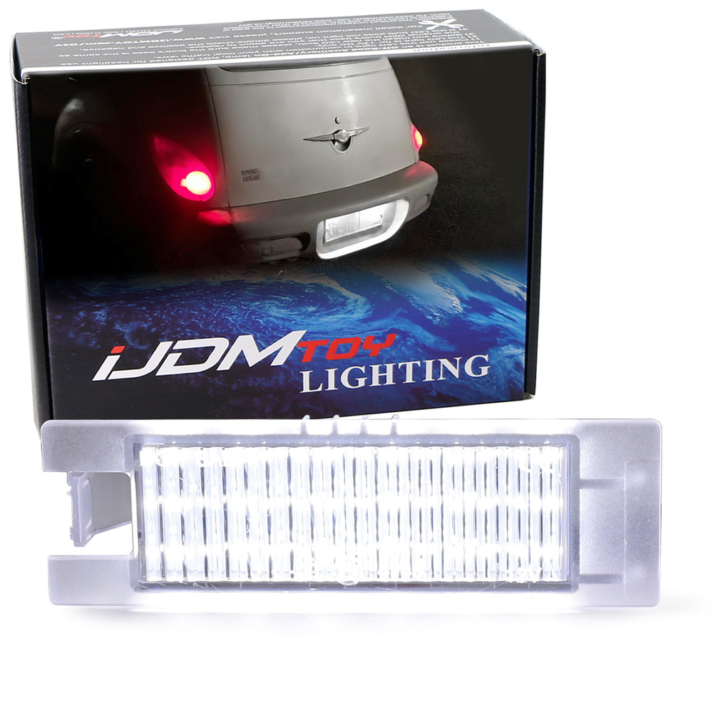 Xenon White 18-SMD Full LED License Plate Light For Chrysler 2001-10 PT Cruiser