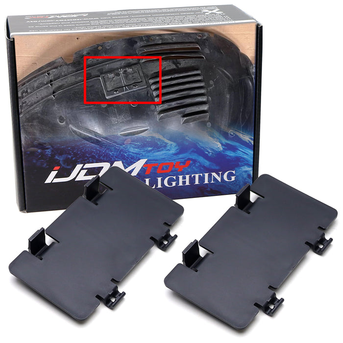 Front Wheel Fender Liner Covers For Mercedes W167 GLE GLS Headlight Fog Access