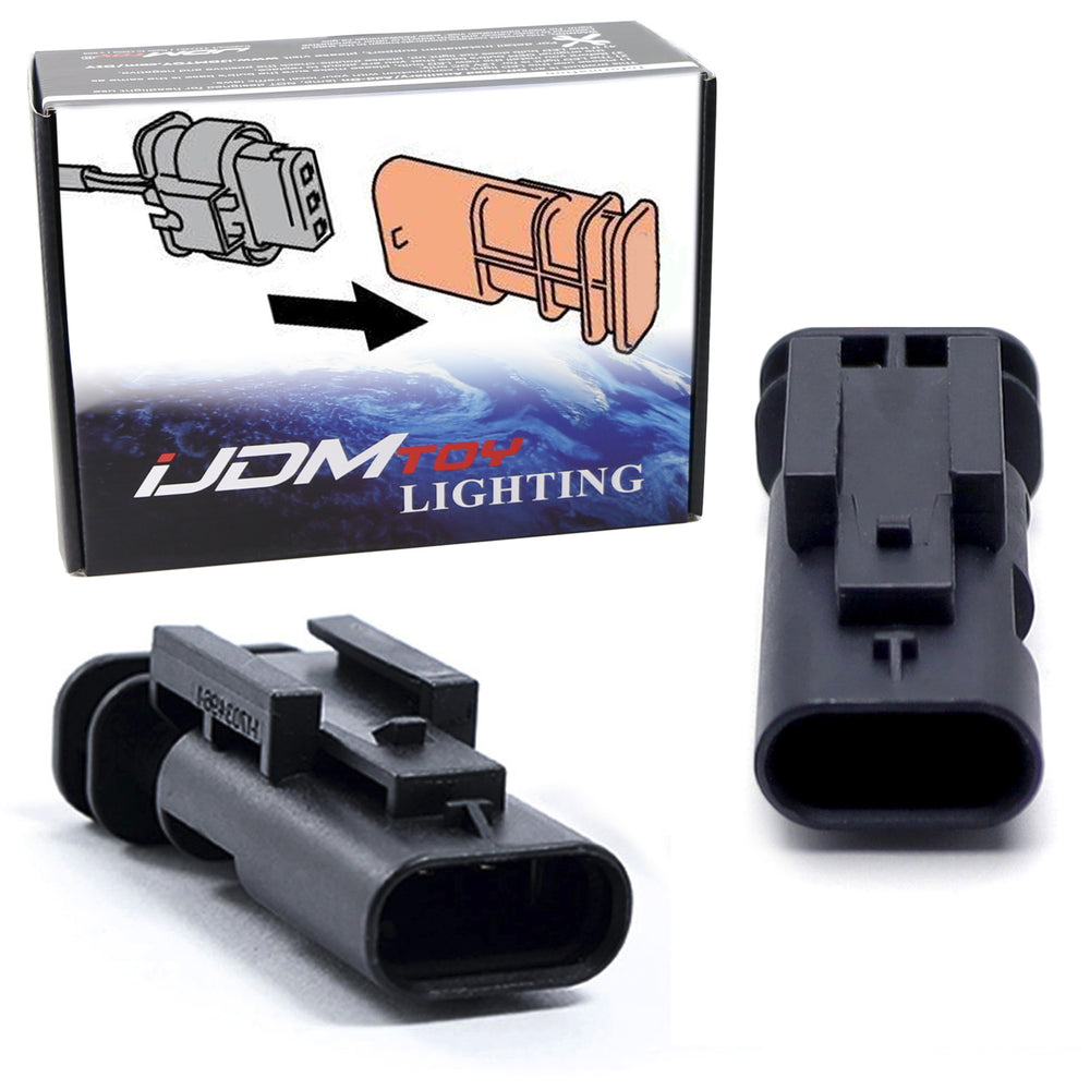 2pc 3-Pin Exhaust Valve Plug Cover Protector Caps For Audi/VW/Porsche/Ford/Dodge