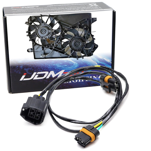 Radiator Cooling Fan Motor Wire Harness Kit For Dodge Charger Challenger Magnum