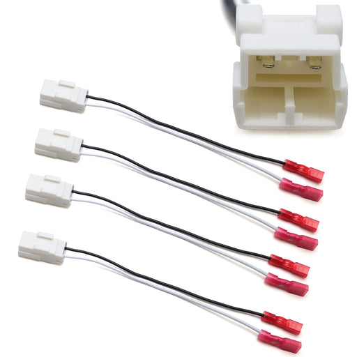 4pc 72-6514 Door Speaker Wire Adapter Wiring Harness For Dodge Jeep Chrysler Car