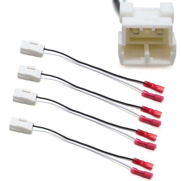 4pc 72-6514 Door Speaker Wire Adapter Wiring Harness For Dodge Jeep Chrysler Car