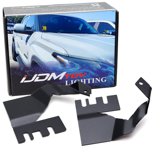 Hood Hinge A-Pillar LED Pod Ditch Light Bracket Mount For 14-21 Tundra Gen2 Gen3