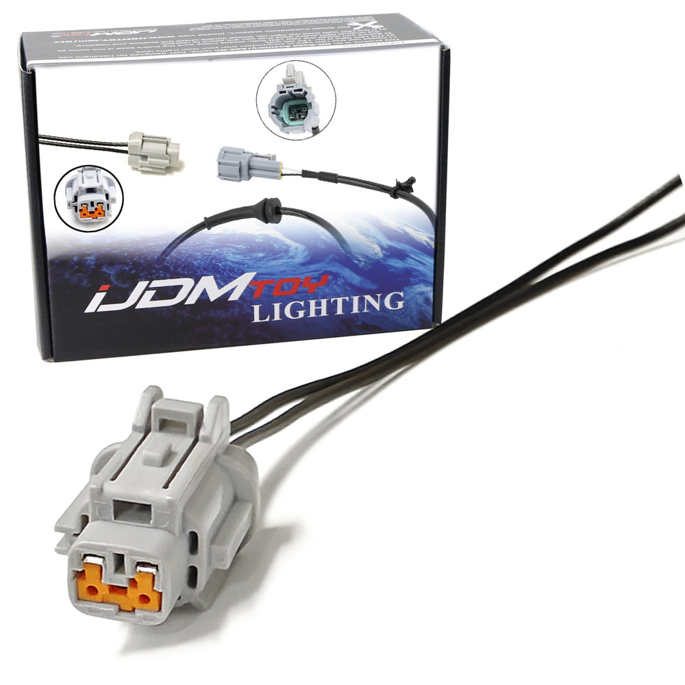 2-Pin Female ABS Wheel Speed Sensor Connector Wiring For Nissan Infiniti Suzuki