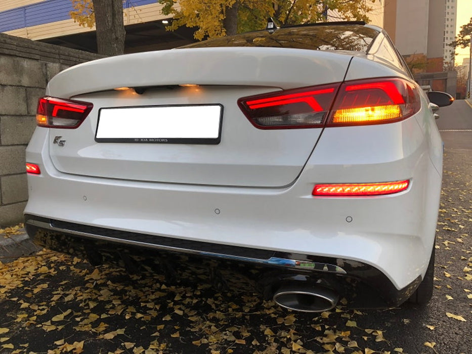 Full LED Bumper Reflector Brake/Sequential Signal Light For 19-20 Kia Optima K5