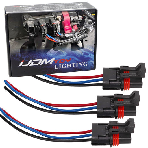 3pc 3-Pin Bus Bar Accessory Wiring Adapter Set For Polaris ATV XP 1000, RZR RS1