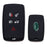 Black Soft Silicone Key Fob Cover For Land Rover 18+ Range Rover/Sport, Defender