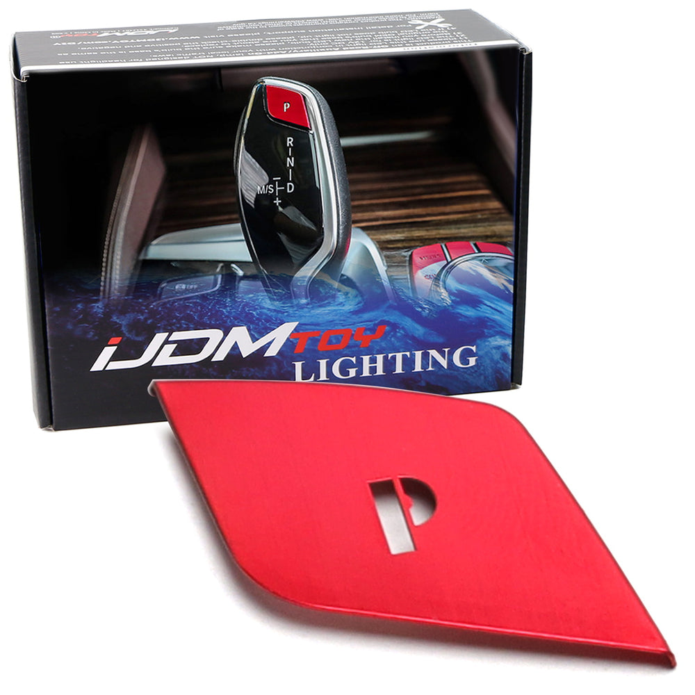Sports Red Shift Knob P Button Cover Trim For BMW Gxx 5 7 6GT X3 X4 Standard
